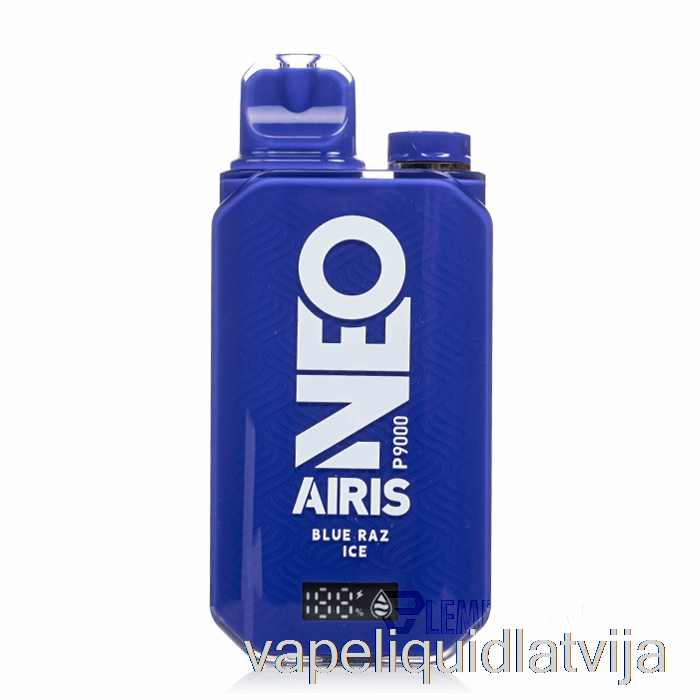 Airis Neo P9000 Vienreizējās Lietošanas Zils Razz Ledus Vape šķidrums